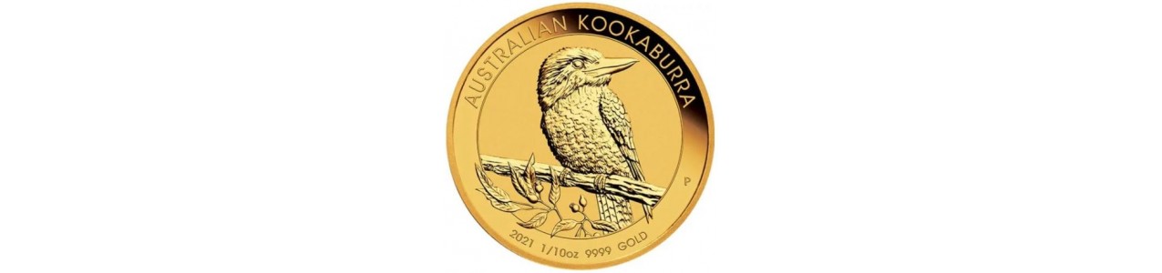 1/10 oz Gold Kookaburra - Free Insured Delivery  UK | Silverminers.co.uk